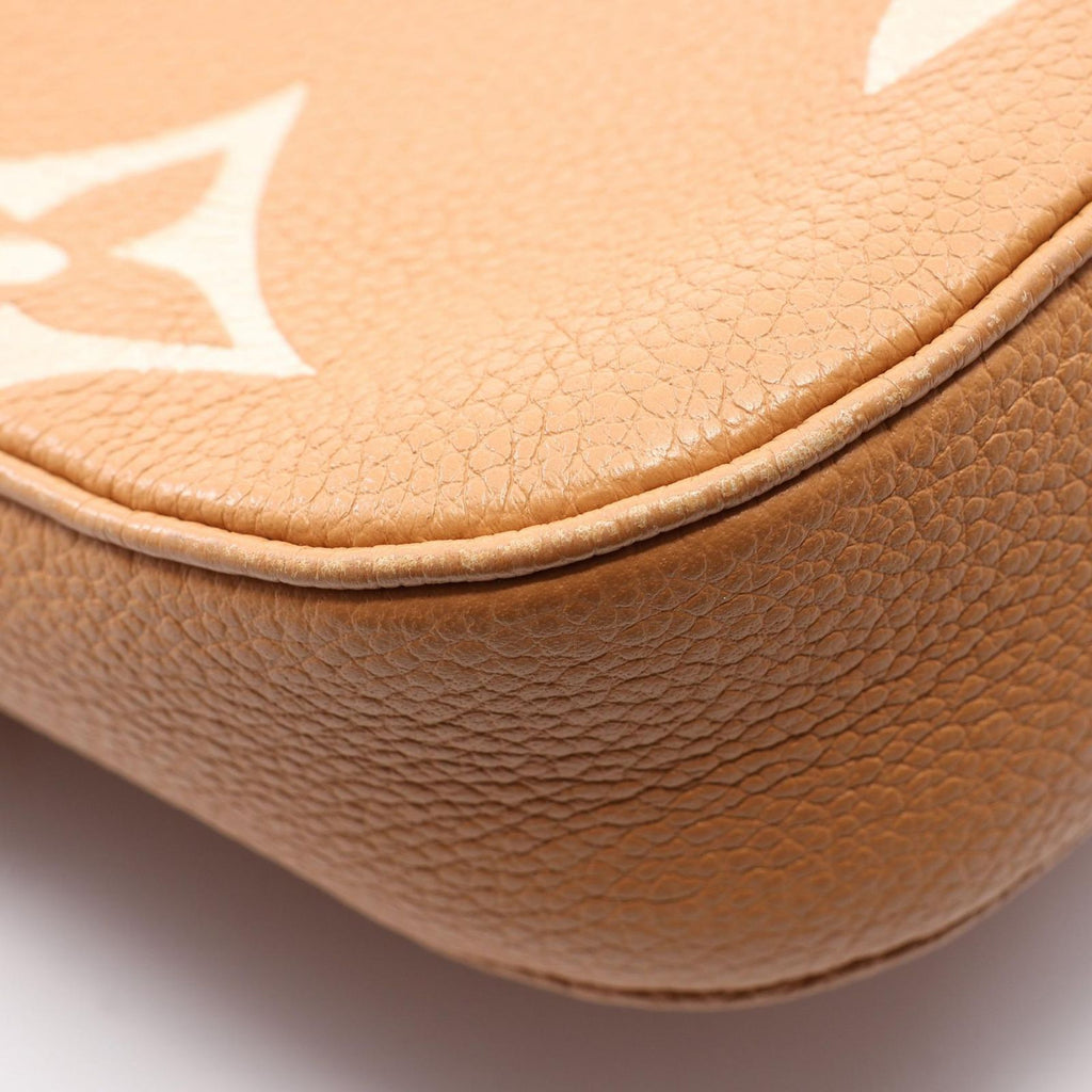 Louis Vuitton Shoulder Bag Multy Pochette Bicolor Arizona Beige Leather — view 7