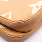 Louis Vuitton Shoulder Bag Multy Pochette Bicolor Arizona Beige Leather — view 5