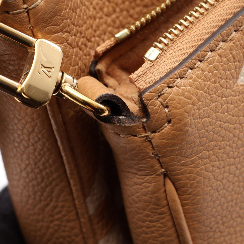 Louis Vuitton Shoulder Bag Multy Pochette Bicolor Arizona Beige Leather — view 6