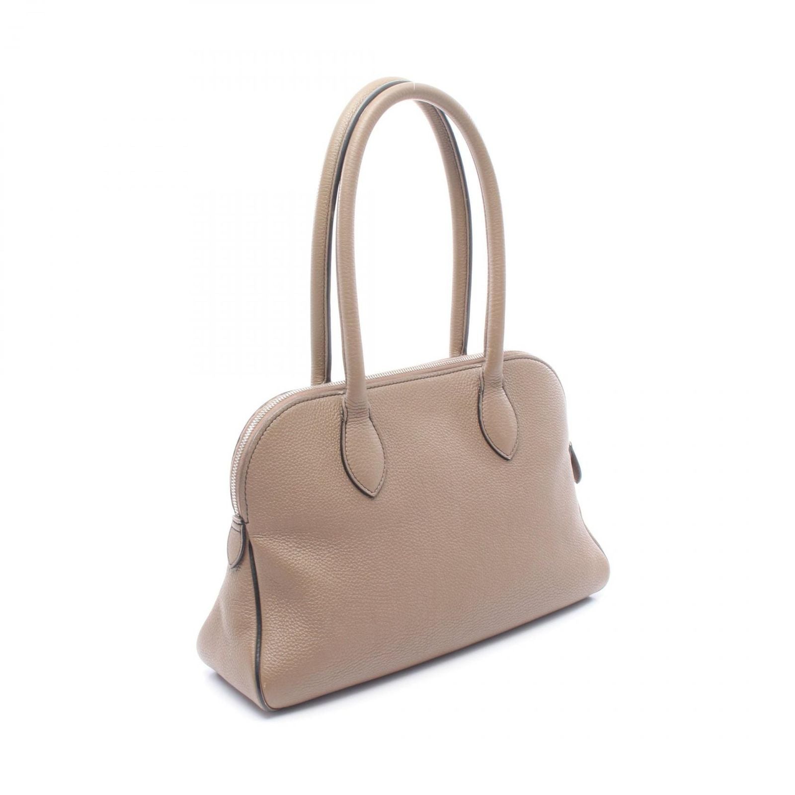 Hermes Shoulder Bag Karabas 35 Etoupe Leather — view 2