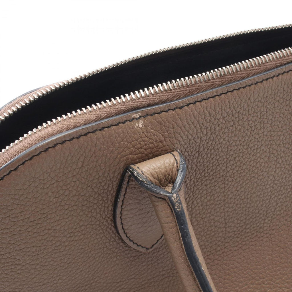 Hermes Shoulder Bag Karabas 35 Etoupe Leather — view 7