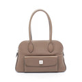 Hermes Shoulder Bag Karabas 35 Etoupe Leather