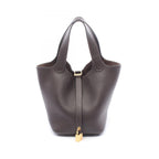 Hermes Handbag Picotin Lock PM Ebene Leather