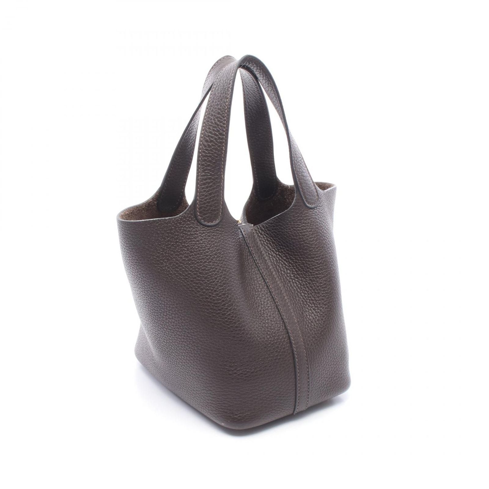 Hermes Handbag Picotin Lock PM Ebene Leather — view 2