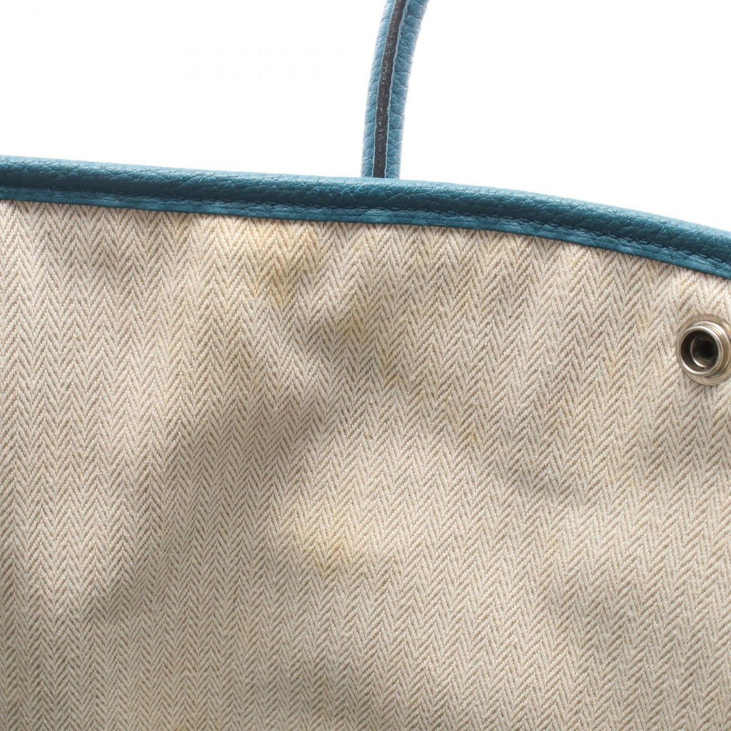Hermes Tote Garden Party PM Cobalt Leather — view 7