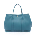 Hermes Tote Garden Party PM Cobalt Leather