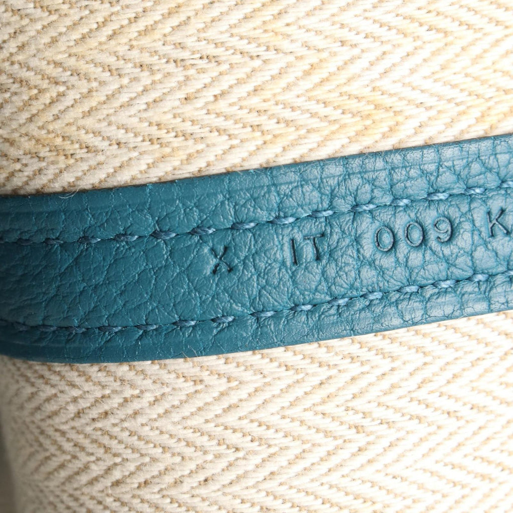 Hermes Tote Garden Party PM Cobalt Leather — view 5