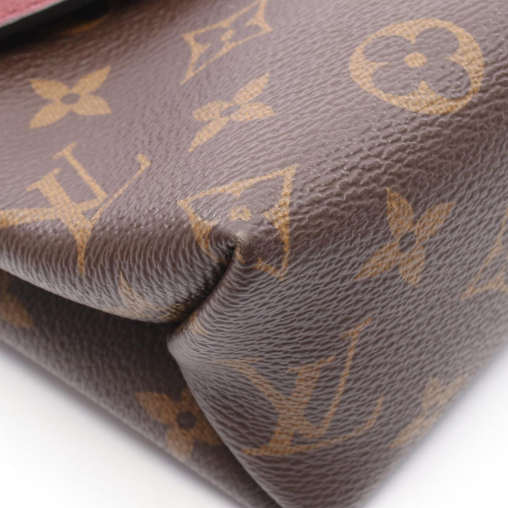 Louis Vuitton Shoulder Bag Saint Placide Bordeaux Canvas Leather — view 6