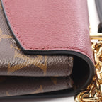 Louis Vuitton Shoulder Bag Saint Placide Bordeaux Canvas Leather — view 9
