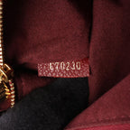 Louis Vuitton Shoulder Bag Saint Placide Bordeaux Canvas Leather — view 5