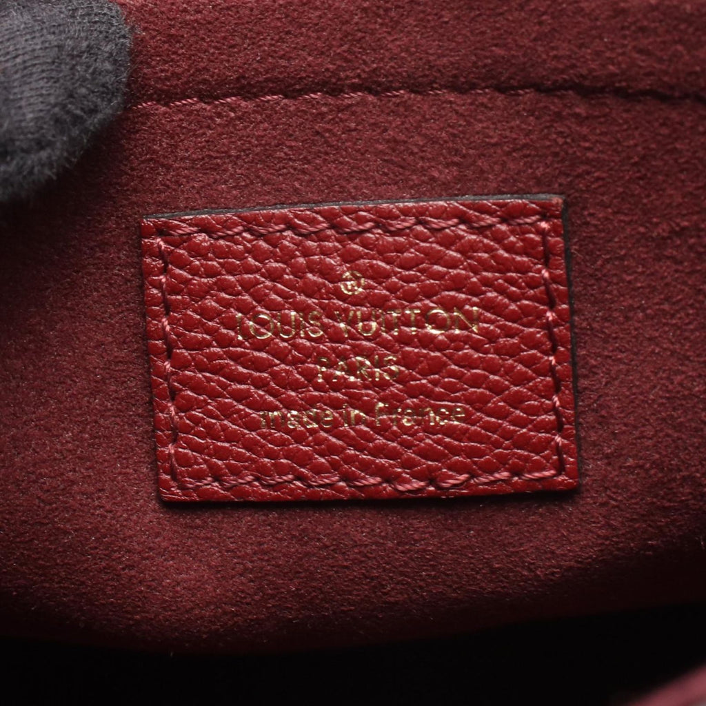 Louis Vuitton Shoulder Bag Saint Placide Bordeaux Canvas Leather — view 4