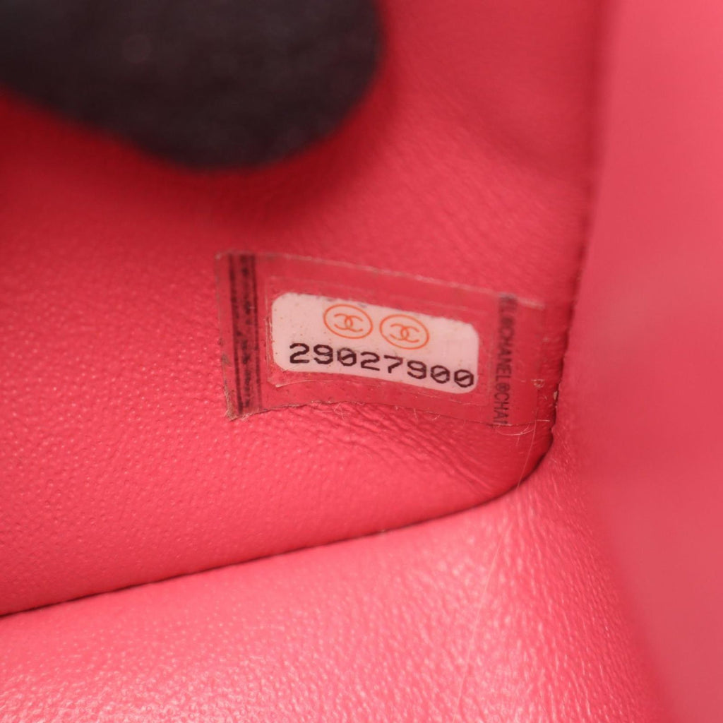 Chanel Shoulder Bag Mini Quilted Pink Lambskin Chain — view 5