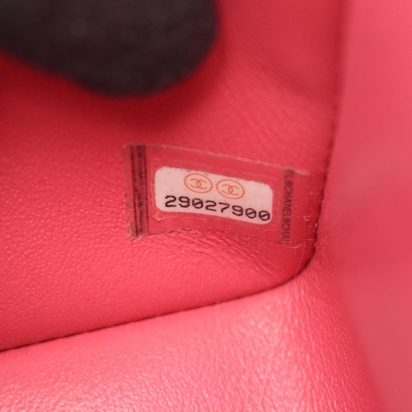 Chanel Shoulder Bag Mini Quilted Pink Lambskin Chain — view 5