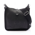 Hermes Shoulder Bag Evelyne 3 Trois PM Black Leather