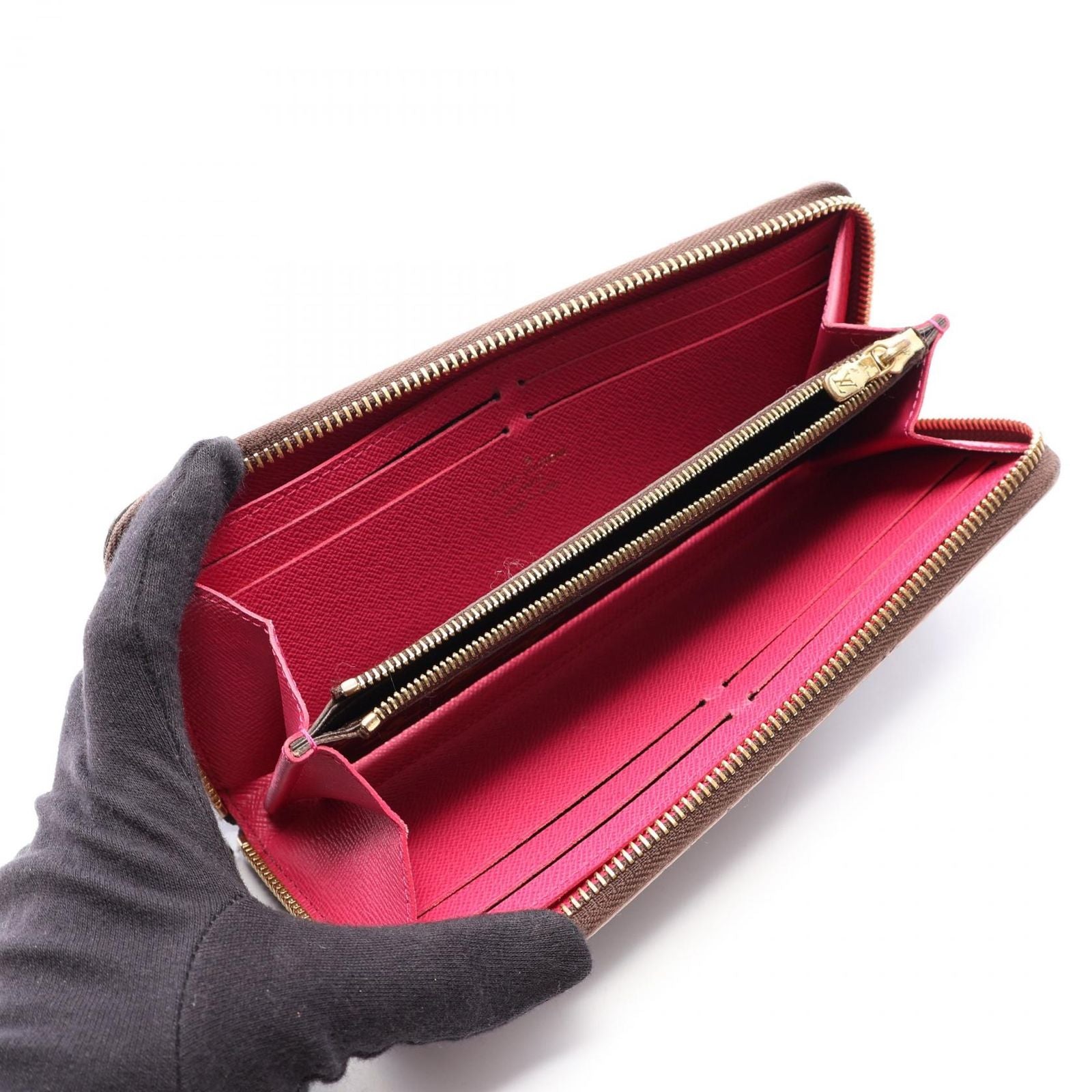 Louis Vuitton Round Wallet Portefeuille Clemence Leather — view 3