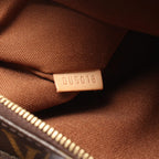 Louis Vuitton Tote Boble Canvas Leather Cover — view 5