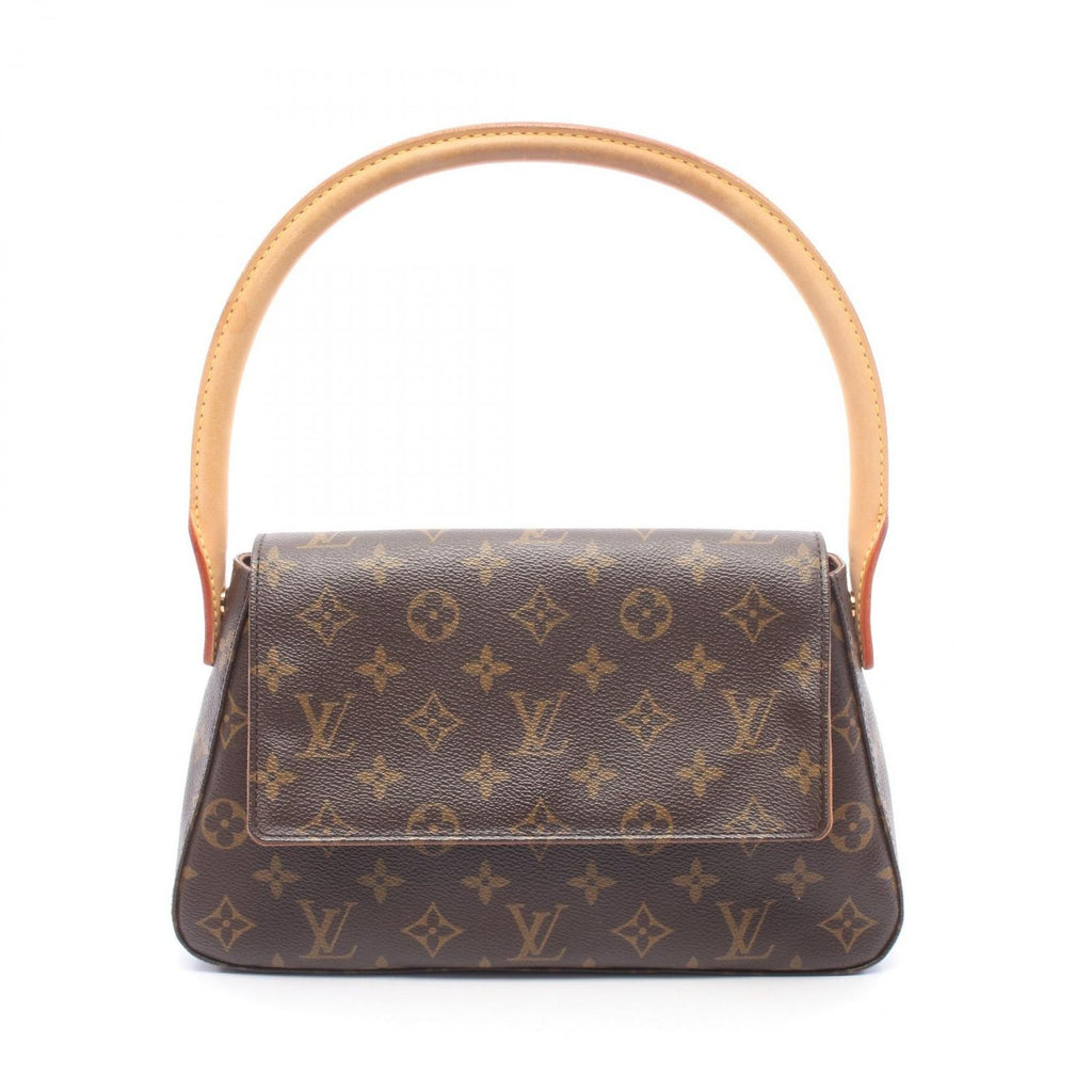 Louis Vuitton Handbag Mini Looping Canvas Leather