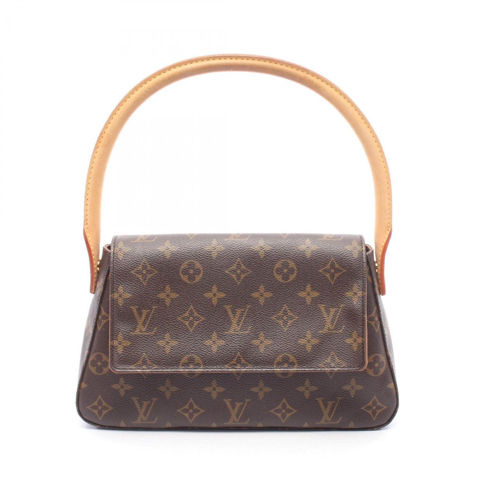 Louis Vuitton Handbag Mini Looping Canvas Leather