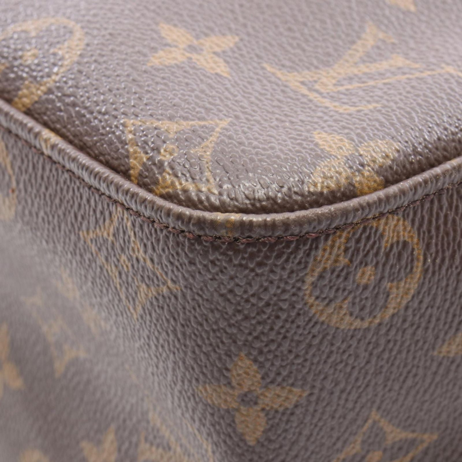 Louis Vuitton Shoulder Bag Looping GM Canvas Leather — view 7