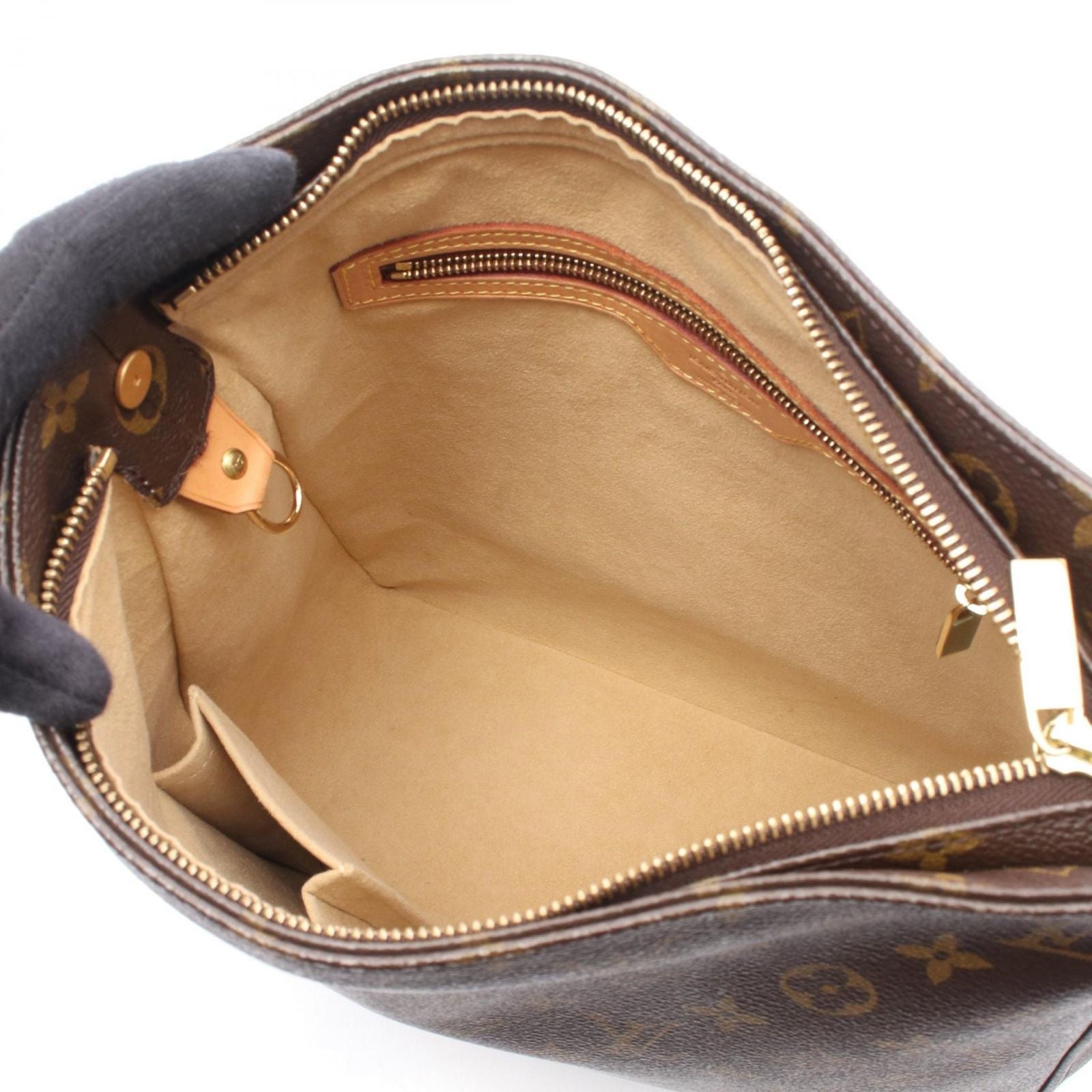 Louis Vuitton Shoulder Bag Looping GM Canvas Leather — view 3