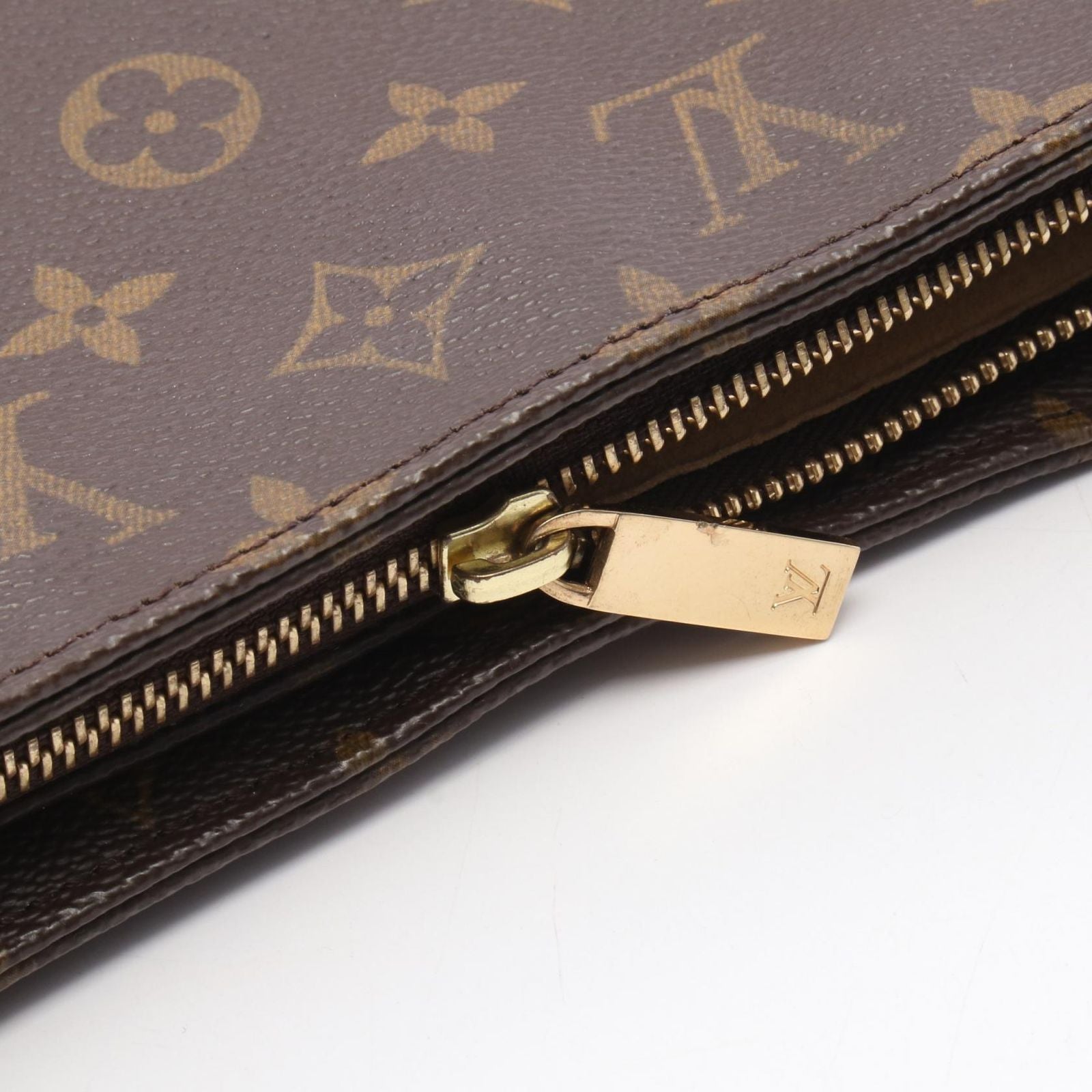 Louis Vuitton Shoulder Bag Looping GM Canvas Leather — view 8