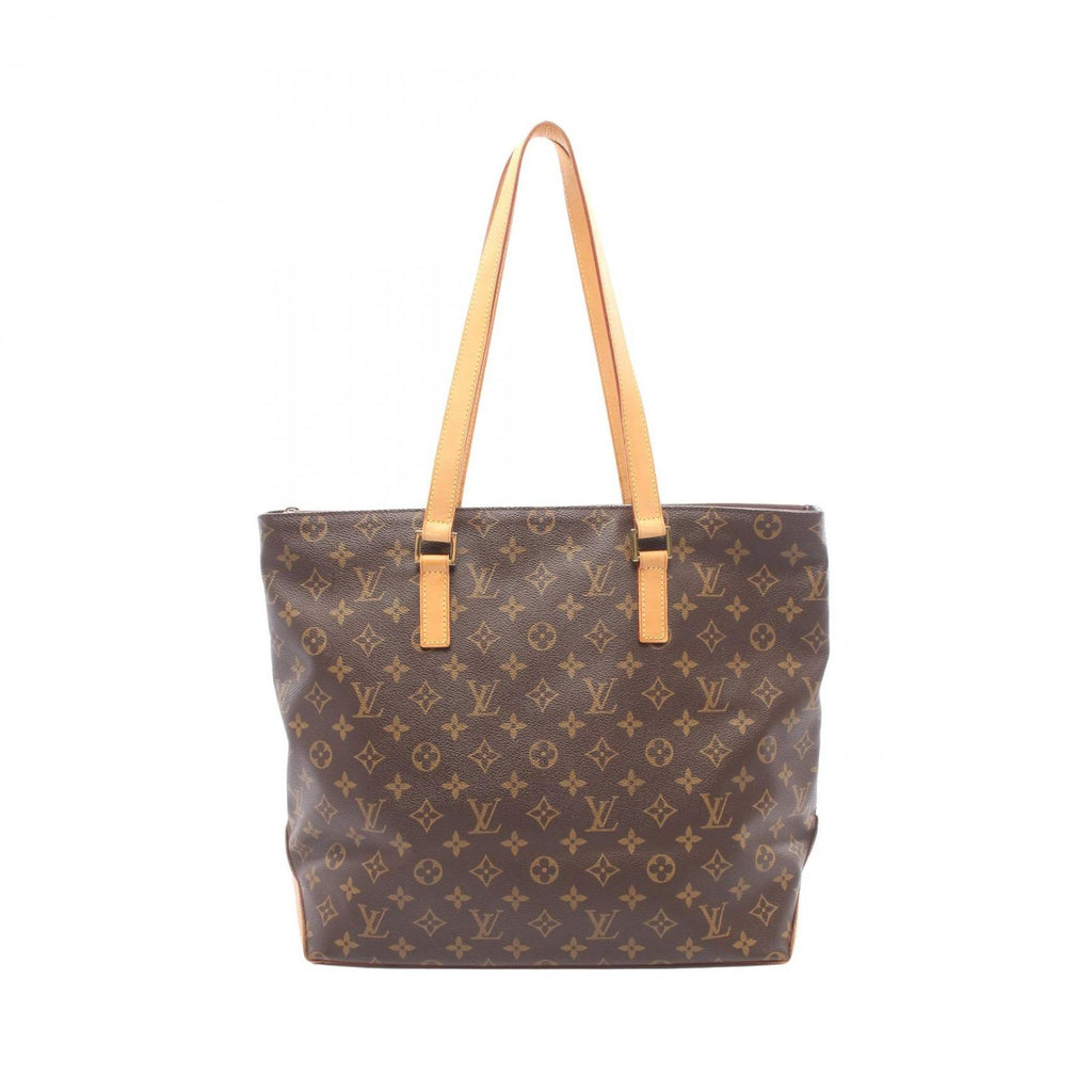 Louis Vuitton Tote Cabas Mezzo Canvas Leather