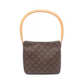 Louis Vuitton Shoulder Bag Looping Canvas Leather