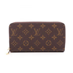 Louis Vuitton Round Wallet Zippy Fuchsia Canvas