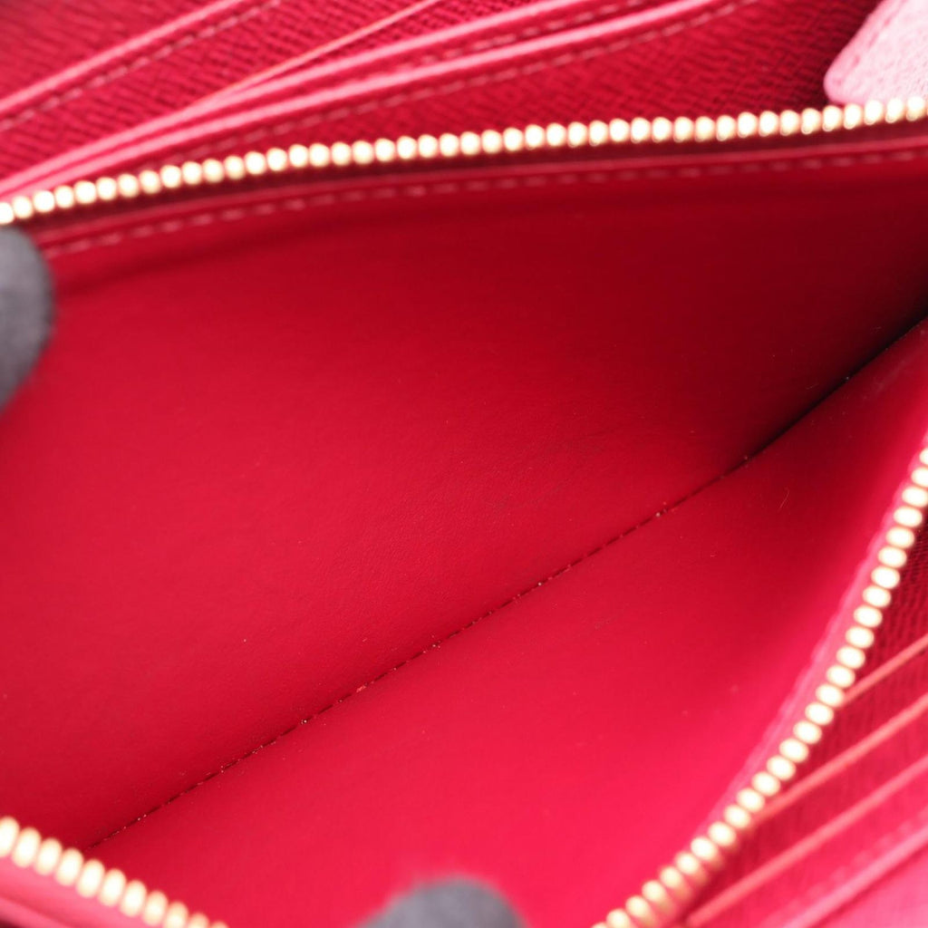 Louis Vuitton Round Wallet Zippy Fuchsia Canvas — view 5