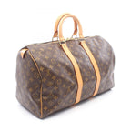 Louis Vuitton Boston Bag Keepall 45 Canvas Leather — view 2