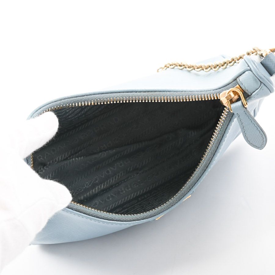 Prada Shoulder Bag Blue — view 4