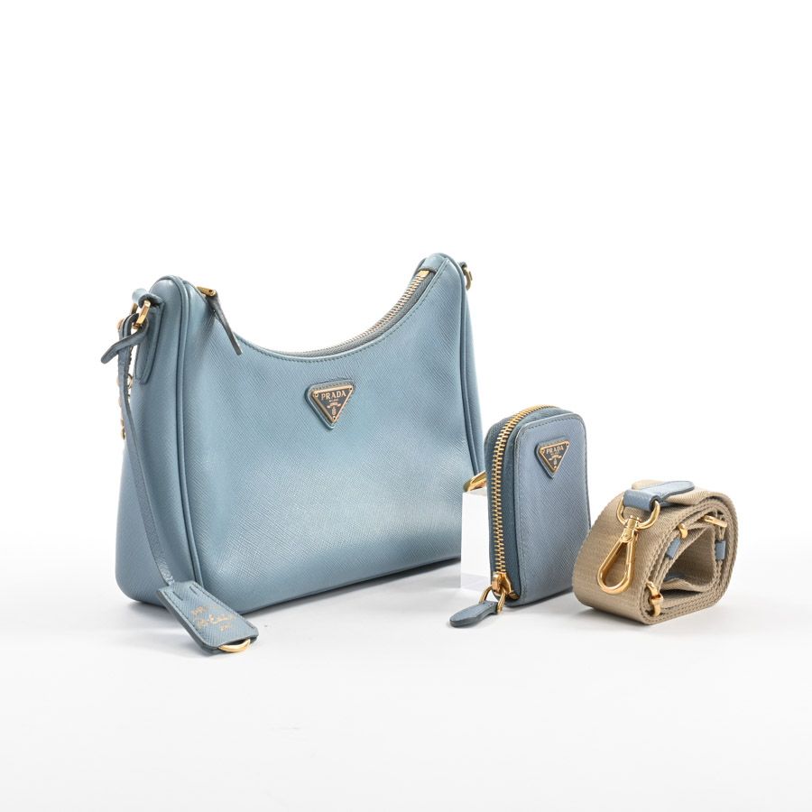 Prada Shoulder Bag Blue — view 2