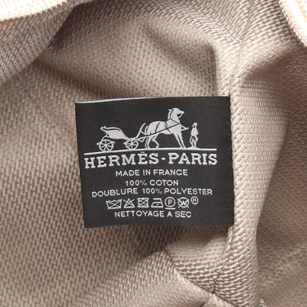 Hermes Handbag Brid-a-brac GM Natural Orange Canvas Bride-a-Brac — view 4