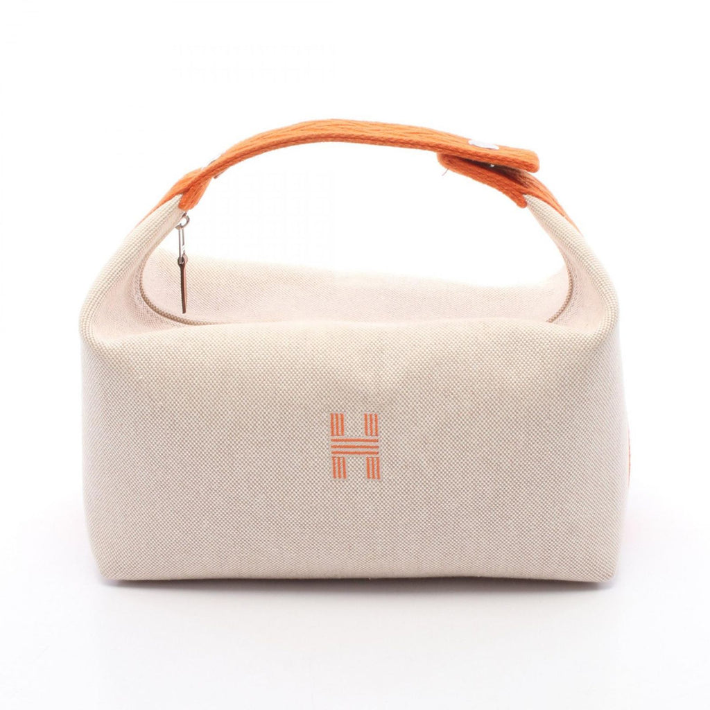 Hermes Handbag Brid-a-brac GM Natural Orange Canvas Bride-a-Brac
