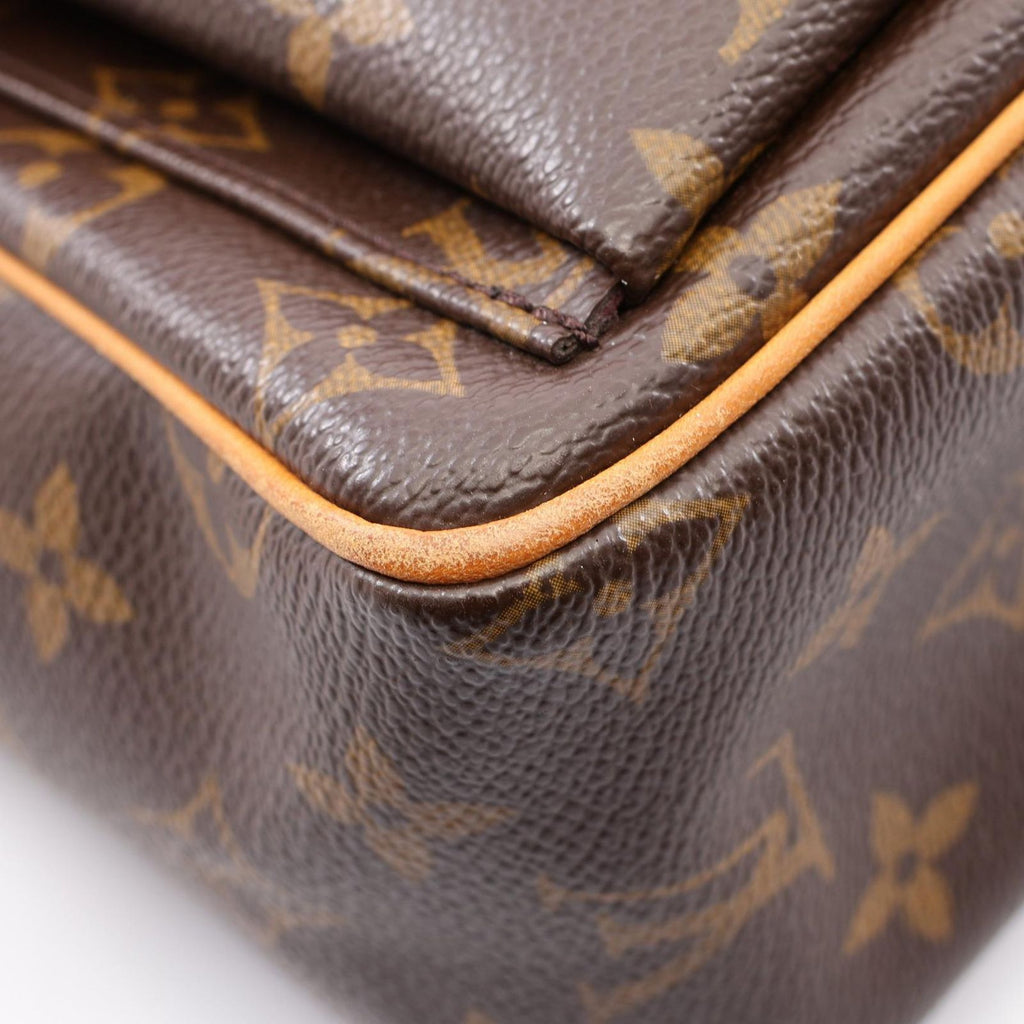 Louis Vuitton Shoulder Bag Viva City PM Canvas Leather — view 9