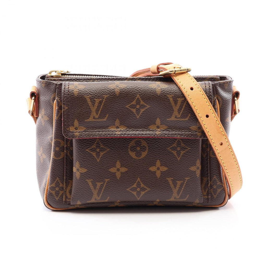 Louis Vuitton Shoulder Bag Viva City PM Canvas Leather