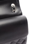 Chanel Shoulder Bag Maxi Quilted 30 Classic Large Double Flap Black Lambskin — view 7