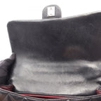 Chanel Handbag Quilted Top Handle Black Lambskin — view 7