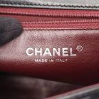Chanel Handbag Quilted Top Handle Black Lambskin — view 4