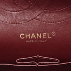 Chanel Shoulder Bag Deca Quilted 30 Classic Large Double Flap Black Calf Chain — view 4