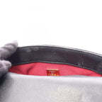 Chanel Shoulder Bag Quilted Mini Flap Black Caviar Leather Chain — view 6