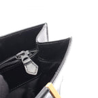 Saint Laurent Tote YSL Logo Black Leather YSL Plate — view 5
