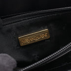 Saint Laurent Tote YSL Logo Black Leather YSL Plate — view 4