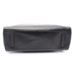 Prada Tote Logo Black Leather Handbag — view 8