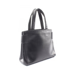 Prada Tote Logo Black Leather Handbag — view 2