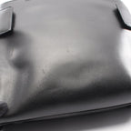 Prada Tote Logo Black Leather Handbag — view 7