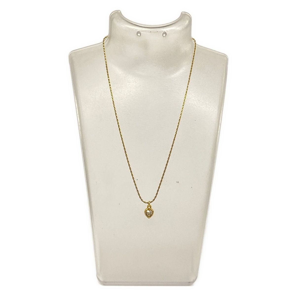 Dior Necklace Gold Clear — view 2