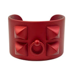 Hermes Bangle Medallioncollier de Chien Red Bracelet