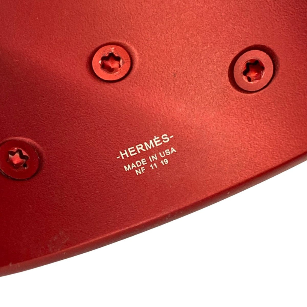 Hermes Bangle Medallioncollier de Chien Red Bracelet — view 4