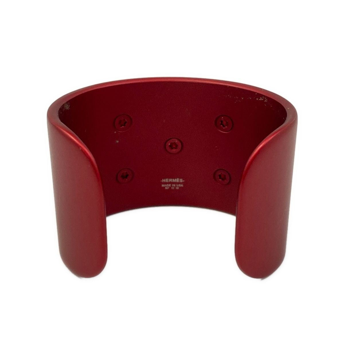 Hermes Bangle Medallioncollier de Chien Red Bracelet — view 3